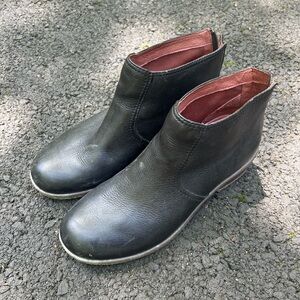Dansko Black Leather Ankle Boots size 38